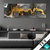 Textilrahmen Luxury Abstract Fluid Art No 2 Panorama Produktvorschau