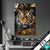 Textilrahmen Majestaetischer Tiger Im Dschungel Hochformat Produktvorschau