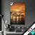 Textilrahmen Manhatten Bei Sonnenuntergang Hochformat Produktvorschau