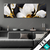 Textilrahmen Marmor Blueten In Weiss Gold Panorama Produktvorschau