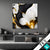 Textilrahmen Marmor Blueten In Weiss Gold Quadrat Produktvorschau