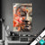Textilrahmen Meditativer Buddha In Blumen Hochformat Produktvorschau