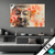 Textilrahmen Meditativer Buddha In Blumen Querformat Produktvorschau