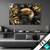 Textilrahmen Monstera Und Tukan Gold Querformat Produktvorschau