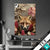 Textilrahmen Naturbild Fuchs Und Blumen Hochformat Produktvorschau