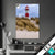 Textilrahmen Nordsee Leuchtturm Hochformat Produktvorschau