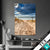 Textilrahmen Nordseekueste Wolken Hochformat Produktvorschau