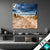 Textilrahmen Nordseekueste Wolken Quadrat Produktvorschau