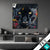 Textilrahmen Panther Farbexplosion Quadrat Produktvorschau