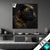 Textilrahmen Panther Mit Goldenen Ornamenten Quadrat Produktvorschau