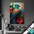 Textilrahmen Papagei Und Tropischer Hibiskus Hochformat Produktvorschau