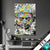 Textilrahmen Pop Art Buddha Kopf Hochformat Produktvorschau