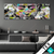 Textilrahmen Pop Art Buddha Kopf Panorama Produktvorschau
