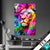 Textilrahmen Pop Art Loewe Hochformat Produktvorschau
