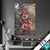 Textilrahmen Romantische Vintageblumen Hochformat Produktvorschau