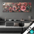 Textilrahmen Romantische Vintageblumen Panorama Produktvorschau