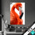 Textilrahmen Rosa Flamingo Hochformat Produktvorschau