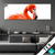 Textilrahmen Rosa Flamingo Panorama Produktvorschau