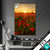 Textilrahmen Sommerlandschaft Mit Rotem Mohn Hochformat Produktvorschau