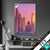 Textilrahmen Sonnenaufgang In Dubai Hochformat Produktvorschau