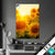 Textilrahmen Sonnenblumen Im Abendlicht Hochformat Produktvorschau