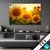 Textilrahmen Sonnenblumen Im Abendlicht Querformat Produktvorschau