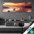 Textilrahmen Sonnenuntergang Am Strand Mit Felsen Panorama Produktvorschau