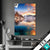 Textilrahmen Sonnenuntergang Norwegen Hochformat Produktvorschau