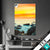 Textilrahmen Sonnenuntergang Ueber Dem Meer Hochformat Produktvorschau