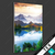 Textilrahmen Sonniger Tag Am Bergsee Hochformat Motivvorschau