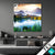 Textilrahmen Sonniger Tag Am Bergsee Quadrat Produktvorschau