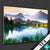 Textilrahmen Sonniger Tag Am Bergsee Querformat Motivvorschau