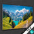 Textilrahmen Sonniger Tag Am Gletscher Querformat Motivvorschau