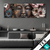 Textilrahmen Spiritueller Buddha Und Blumen Panorama Produktvorschau