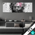 Textilrahmen Statue Mit Blume Grunge Stil Panorama Produktvorschau