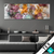Textilrahmen Tiger Blumen Panorama Produktvorschau
