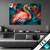 Textilrahmen Tropischer Flamingo Traum Querformat Produktvorschau