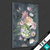 Textilrahmen Vintage Blumen No 3 Hochformat Motivvorschau