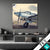 Textilrahmen Vintage Flugzeug Quadrat Produktvorschau