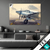 Textilrahmen Vintage Flugzeug Querformat Produktvorschau