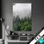 Textilrahmen Wald Im Nebel Hochformat Produktvorschau