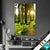 Textilrahmen Wald Mit Sonnenstrahlen No 2 Hochformat Produktvorschau