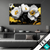 Textilrahmen Weisse Blumen Mit Gold Querformat Produktvorschau