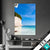 Textilrahmen Weisse Kreidefelswand Am Meer Hochformat Produktvorschau