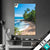Textilrahmen Wilder Karibischer Strand Hochformat Produktvorschau