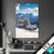 Textilrahmen Winteridylle In Den Bergen Hochformat Produktvorschau