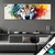 Textilrahmen Wolf Mit Bunten Farbspritzern No 2 Panorama Produktvorschau