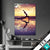 Textilrahmen Yoga Am Lila Strand Hochformat Produktvorschau