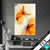 Textilrahmen Zarte Blueten In Orange Hochformat Produktvorschau