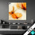 Textilrahmen Zarte Blueten In Orange Quadrat Produktvorschau